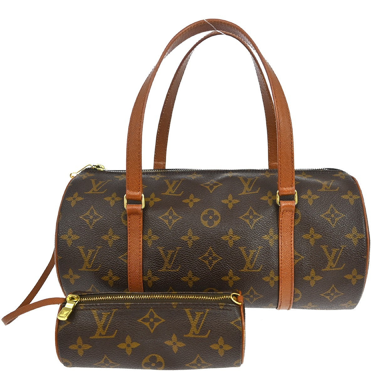 Louis Vuitton Papillon Handbag Monogram Canvas 30