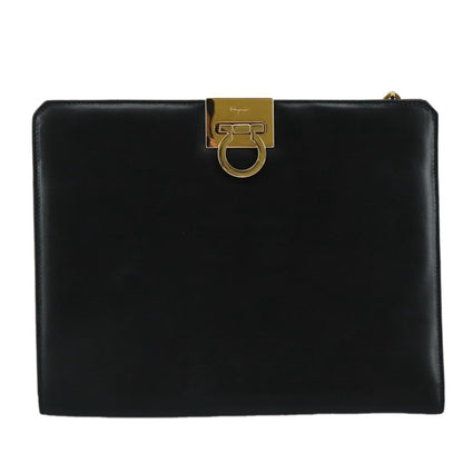 Salvatore Ferragamo Vintage Gancini Chain Leather Medium
