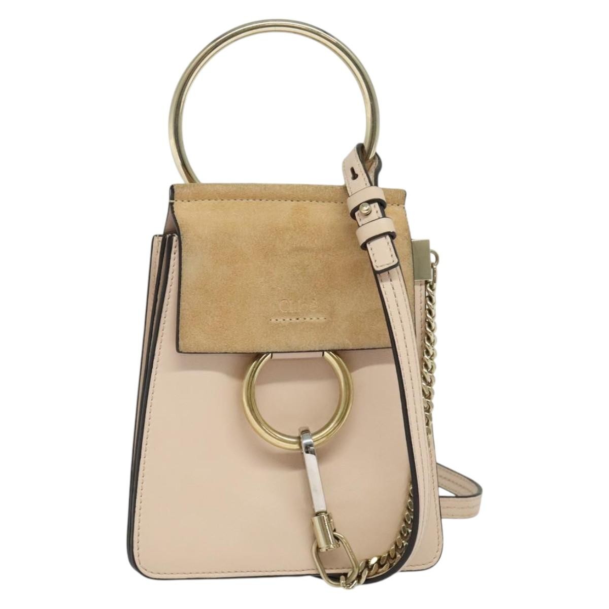Chloe Faye Crossbody Leather and Suede Medium