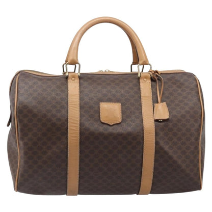 Celine Vintage Duffle Macadam Coated Canvas Large