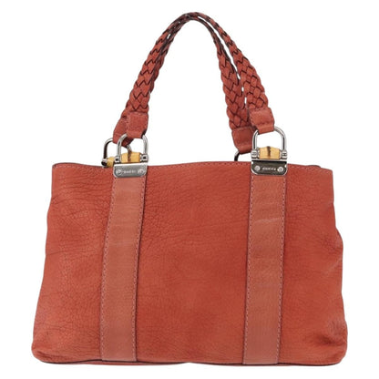 Gucci Vintage Bamboo Handle Bag Leather Small