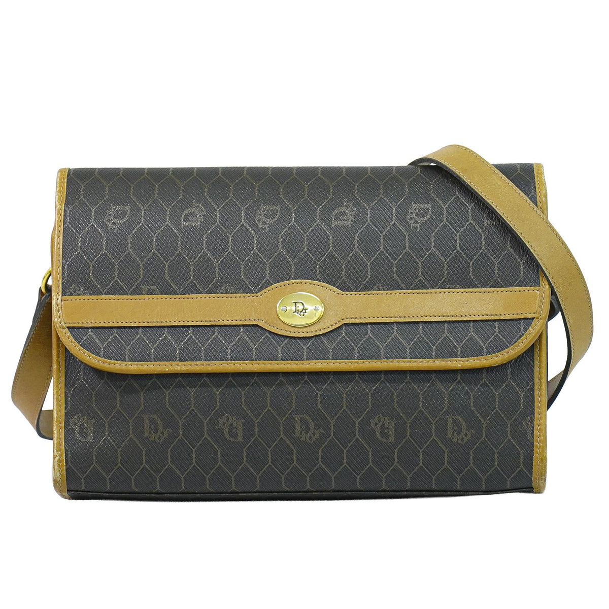 Christian Dior Vintage Honeycomb Canvas Product Image