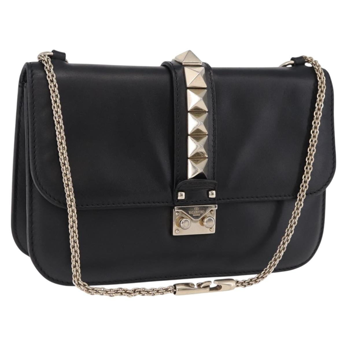 Valentino Garavani Glam Lock Leather Medium