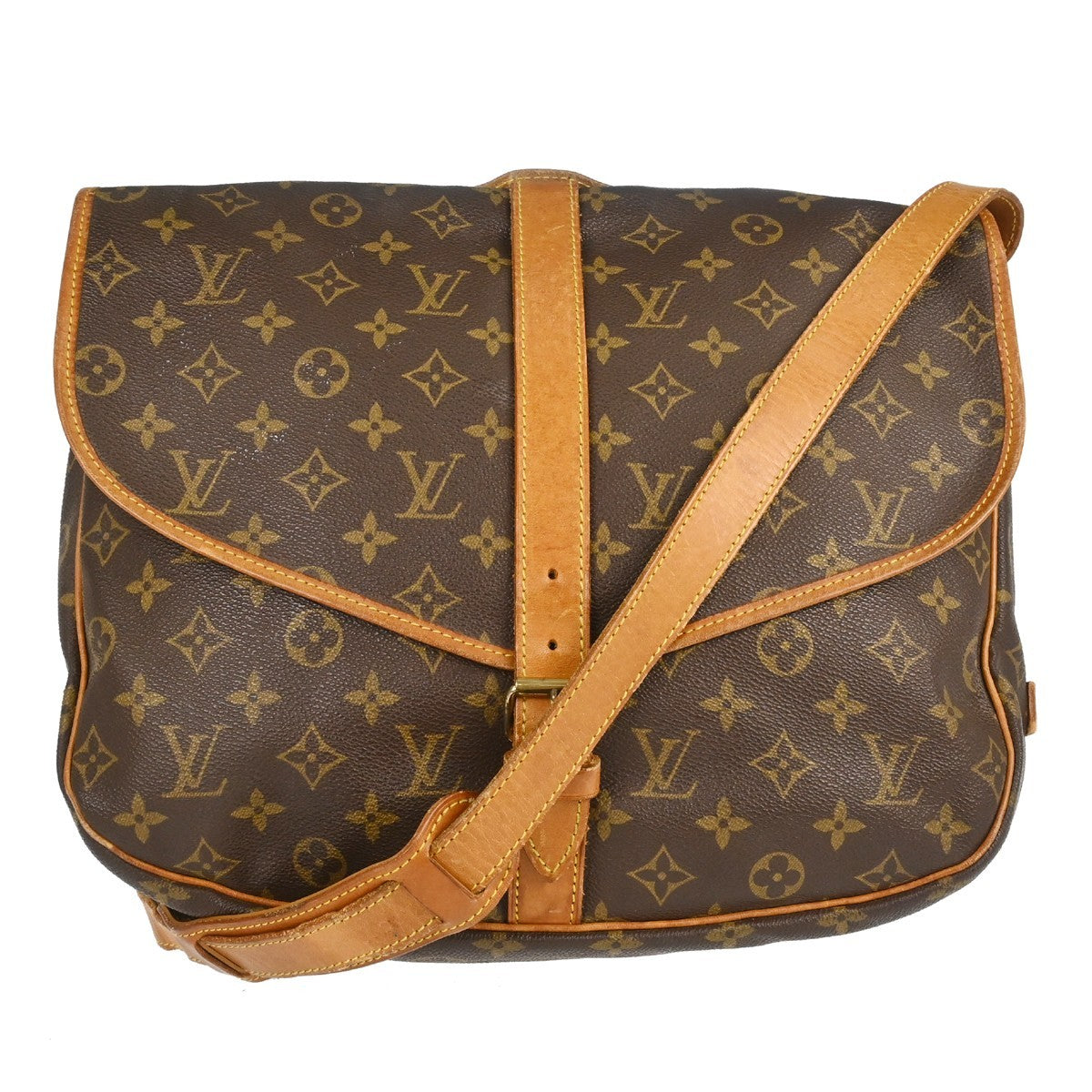 Louis Vuitton Saumur Monogram Canvas 35