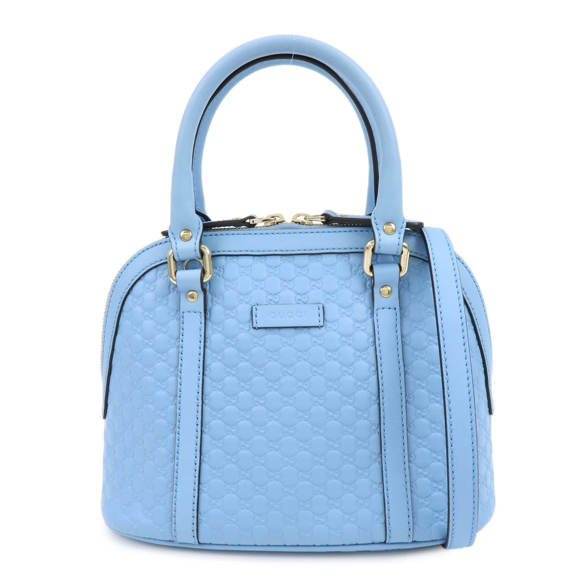 Gucci Convertible Dome Satchel Microguccissima Leather Medium
