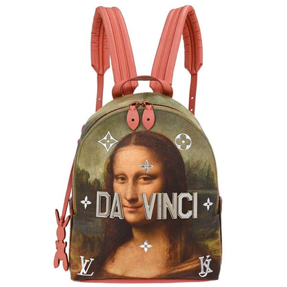 Louis Vuitton Palm Springs Limited Edition Jeff Koons Da Vinci Print Canvas PM