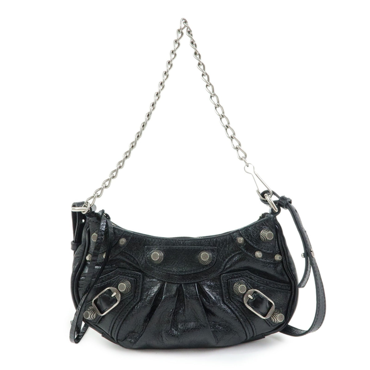 Balenciaga Le Cagole Giant Studs Chain Leather XS