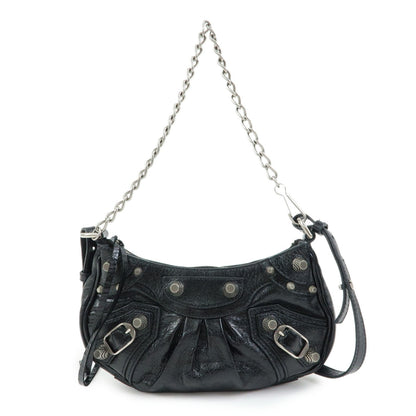 Balenciaga Le Cagole Giant Studs Chain Leather XS