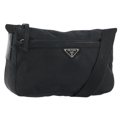 Prada Front Zip Messenger Bag Tessuto Medium
