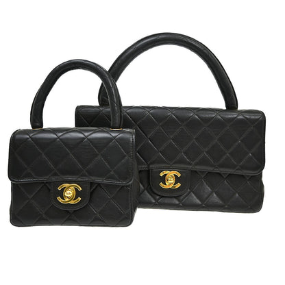 Chanel Vintage Square Classic Single Flap Quilted Lambskin Mini