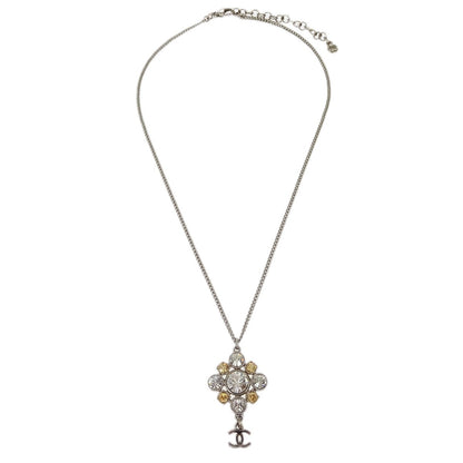 Chanel CC Cluster Drop Pendant Metal with Crystals Product Image