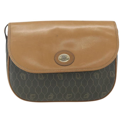 Christian Dior Vintage Honeycomb Flap Canvas and Leather Product Image