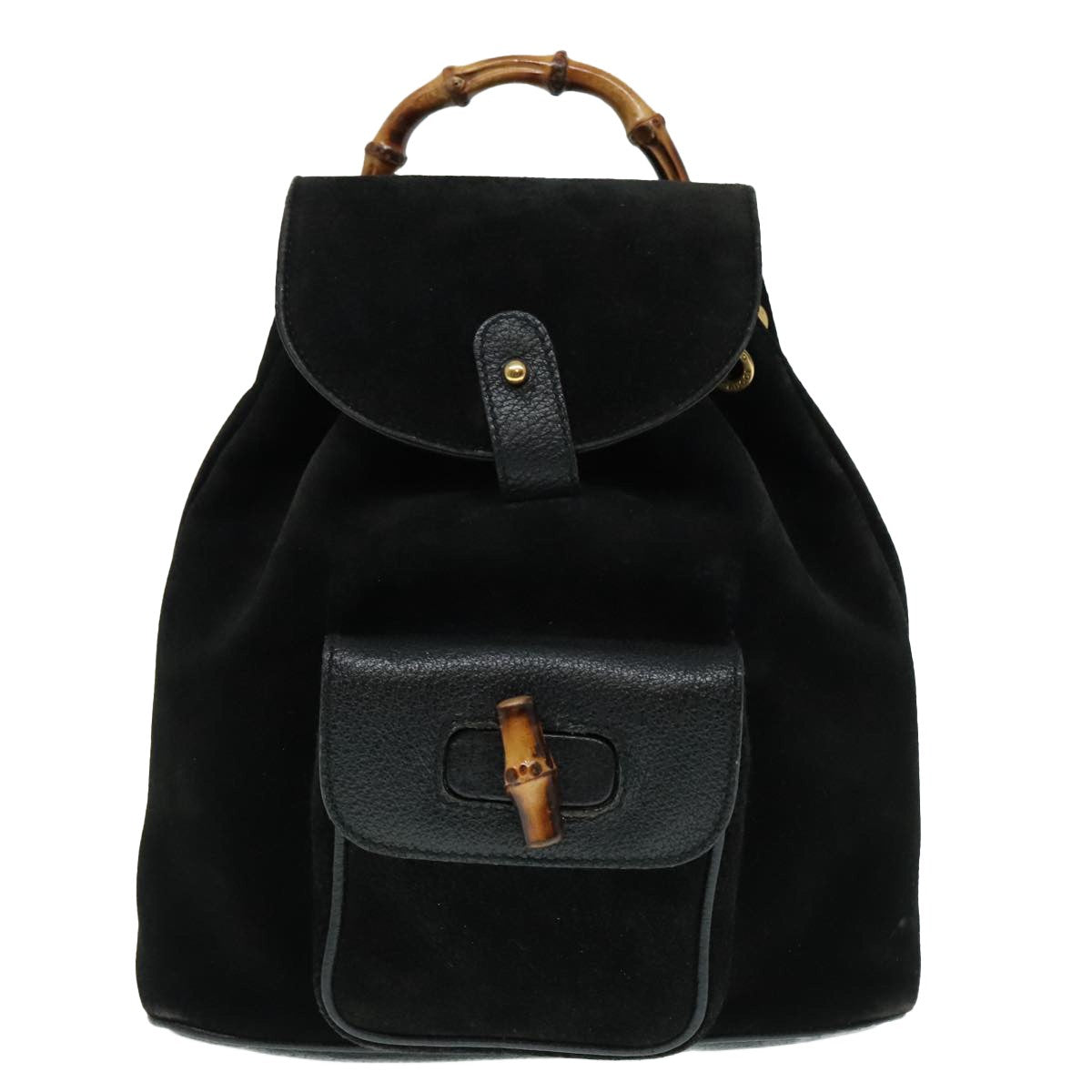 Gucci Gucci bamboo backpack daim mini