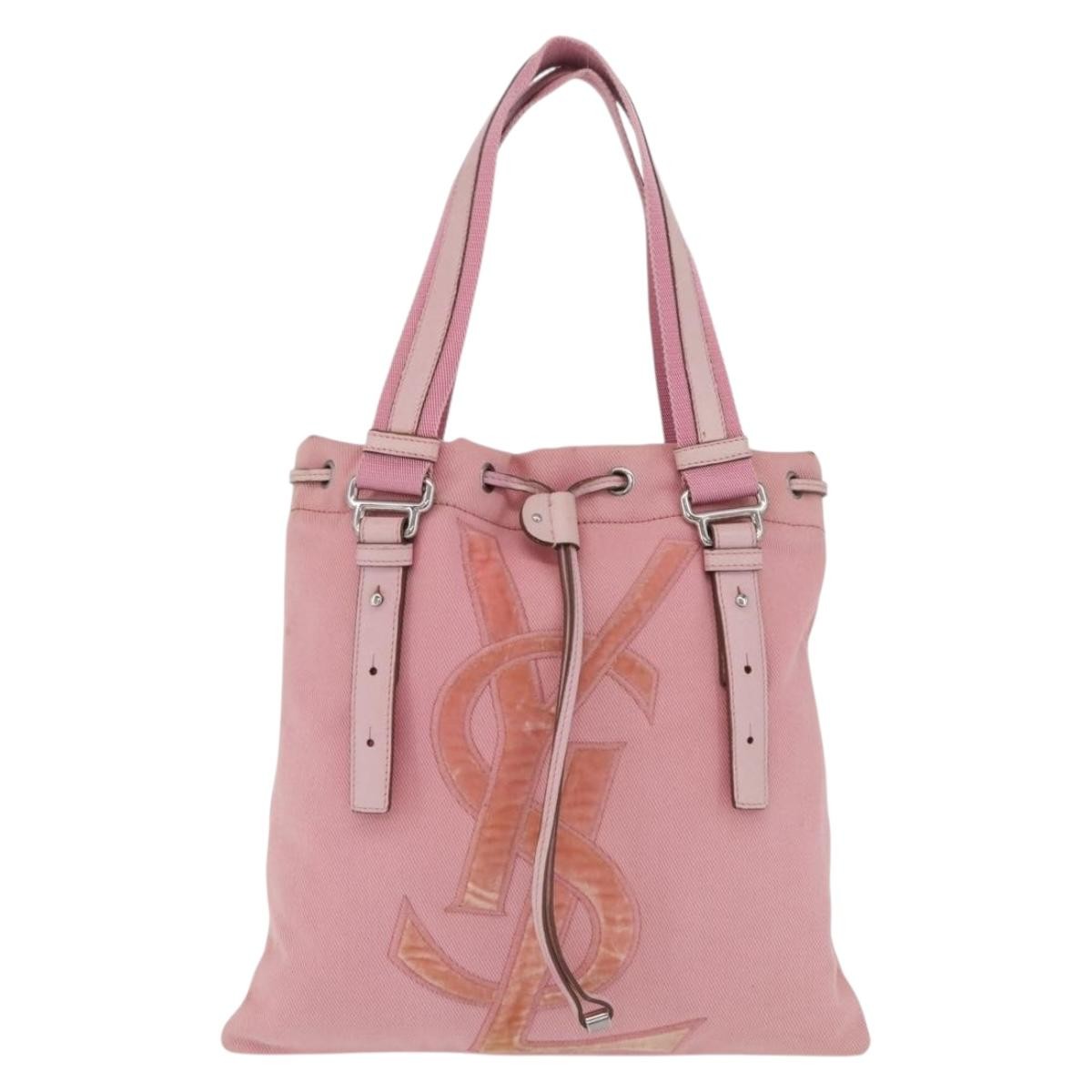 Saint Laurent Kahala Drawstring Canvas Medium