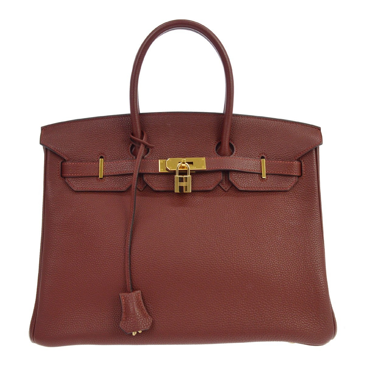 Hermes Birkin Red Togo with Gold Hardware 35