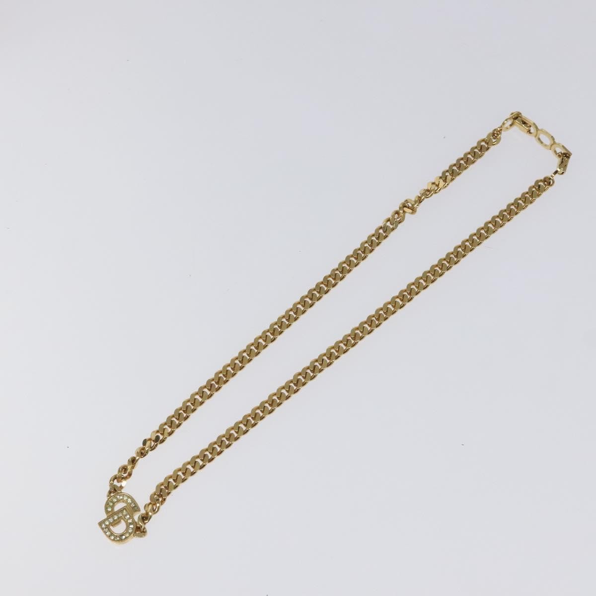 Christian Dior CD Pendant Metal and Crystals Product Image