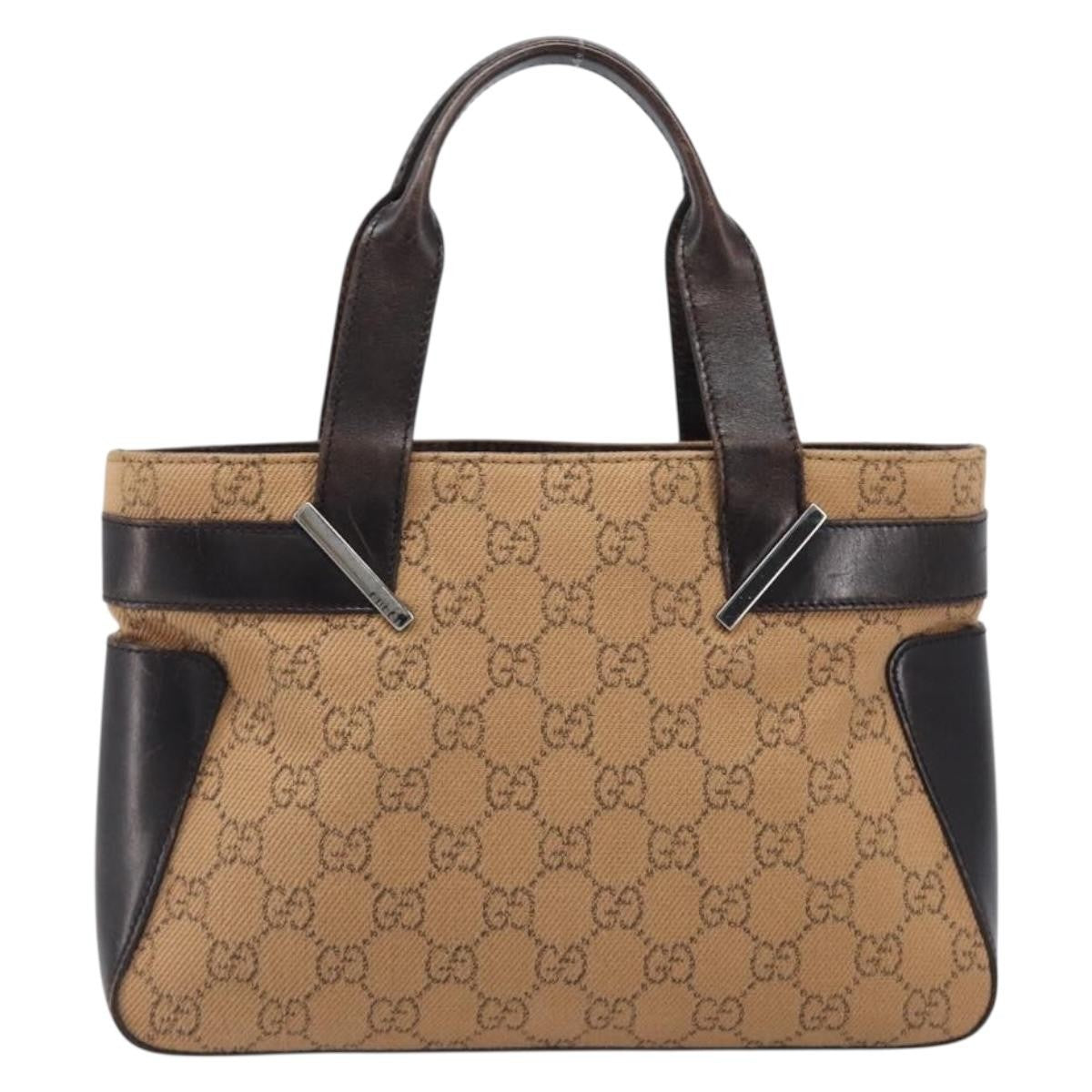 Gucci Open Tote GG Canvas and Leather Medium
