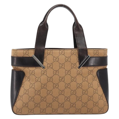 Gucci Open Tote GG Canvas and Leather Medium