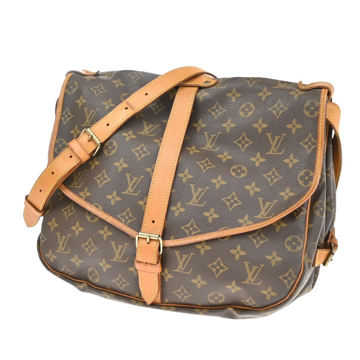 Louis Vuitton Saumur Monogram Canvas 35