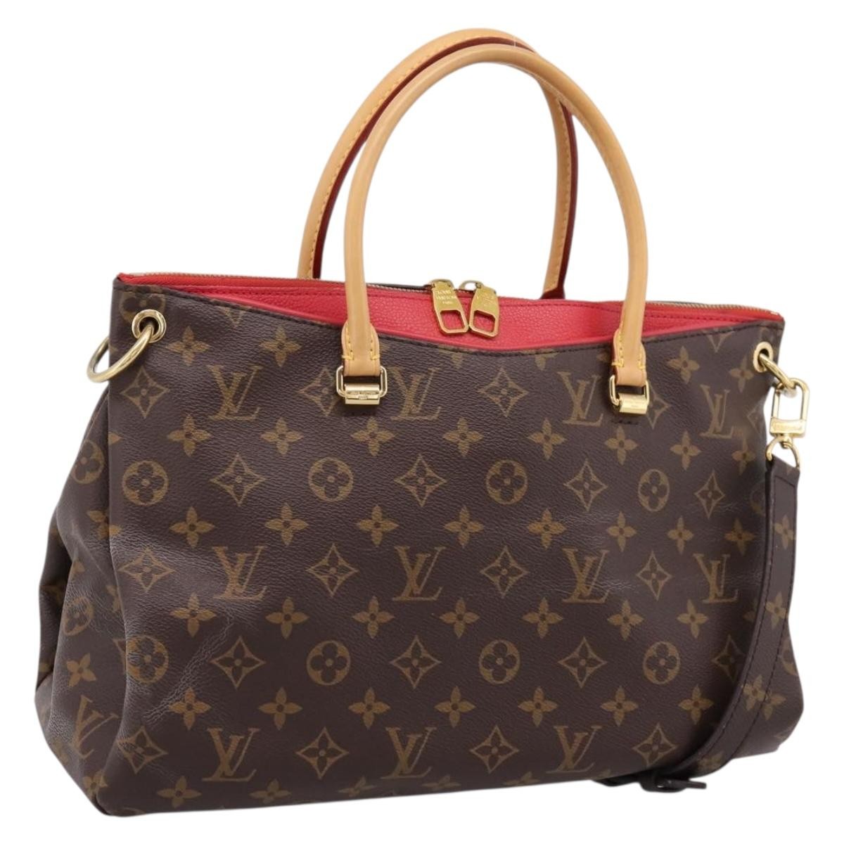 Louis Vuitton Pallas Monogram Canvas with Leather MM