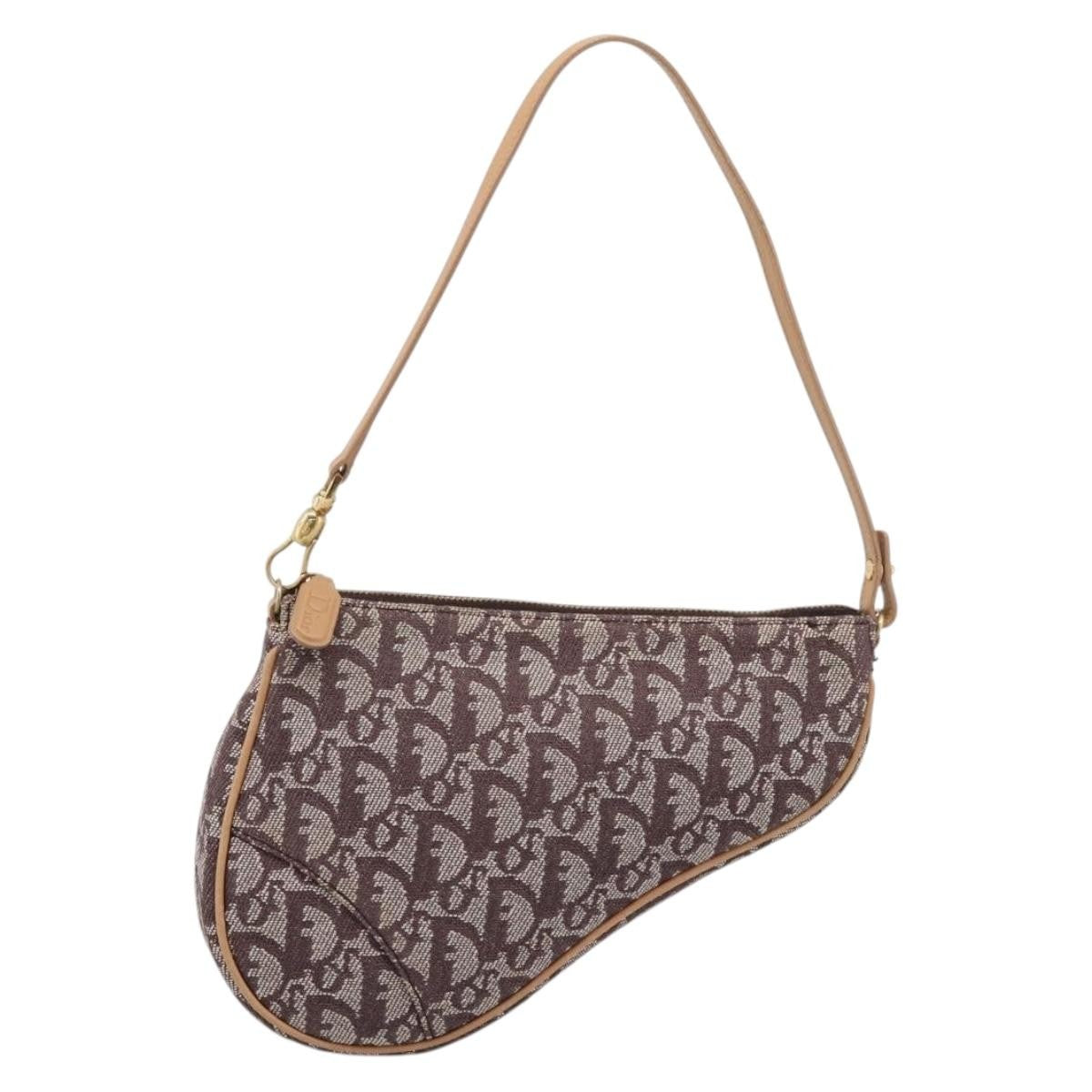 Christian Dior Vintage Saddle Bag Canvas Product Image