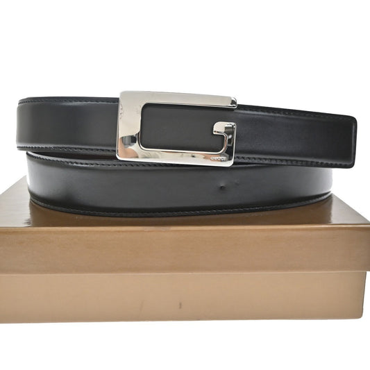 Gucci G Buckle Belt Leather Thin