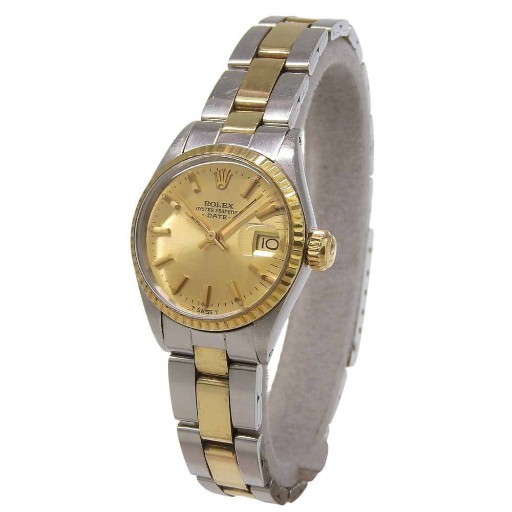 Rolex Oyster Perpetual Date Automatic Watch Stainless Steel and Yellow Gold 34