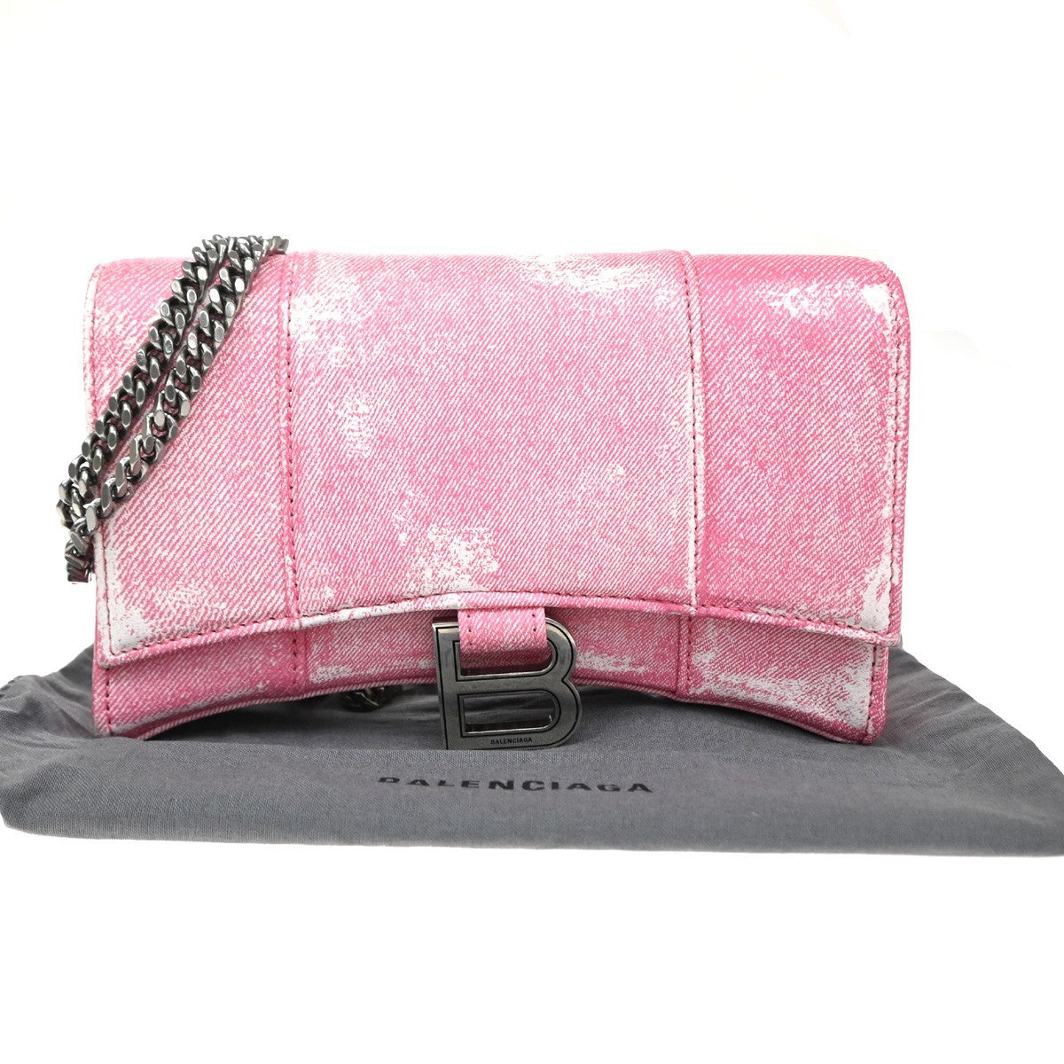 Balenciaga Hourglass Sling Leather Small