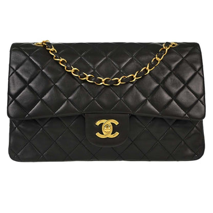 Chanel Vintage Classic Double Flap Quilted Lambskin Medium