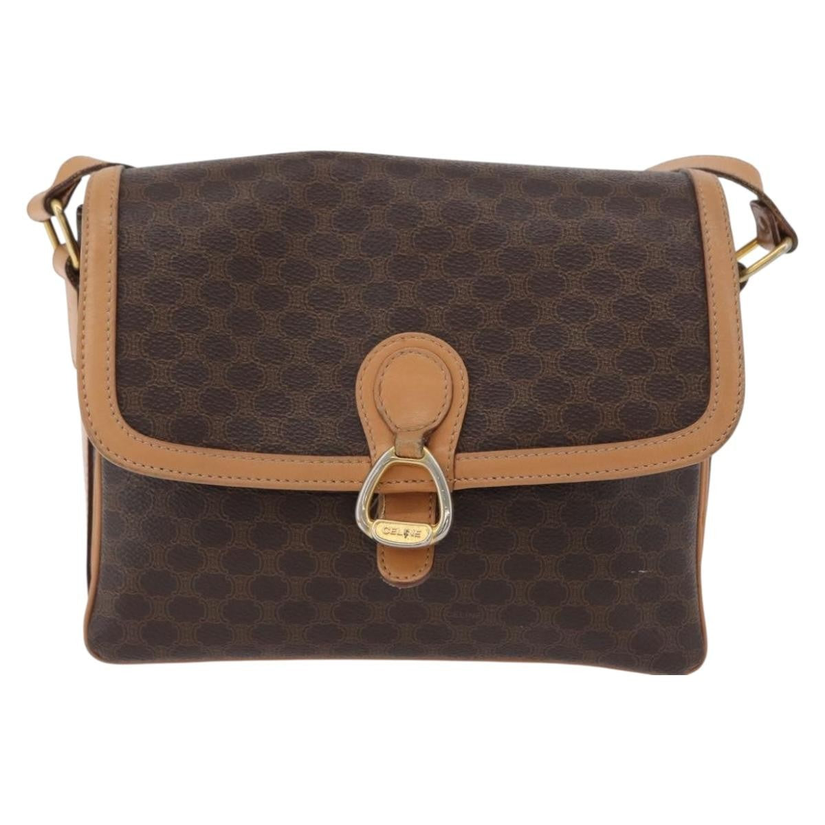 Celine Vintage Macadam Canvas and Leather Product Image