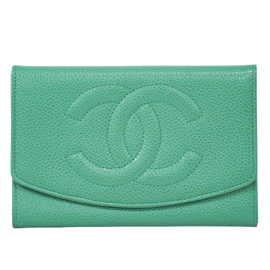 Chanel CC Compact Wallet Caviar Product Image