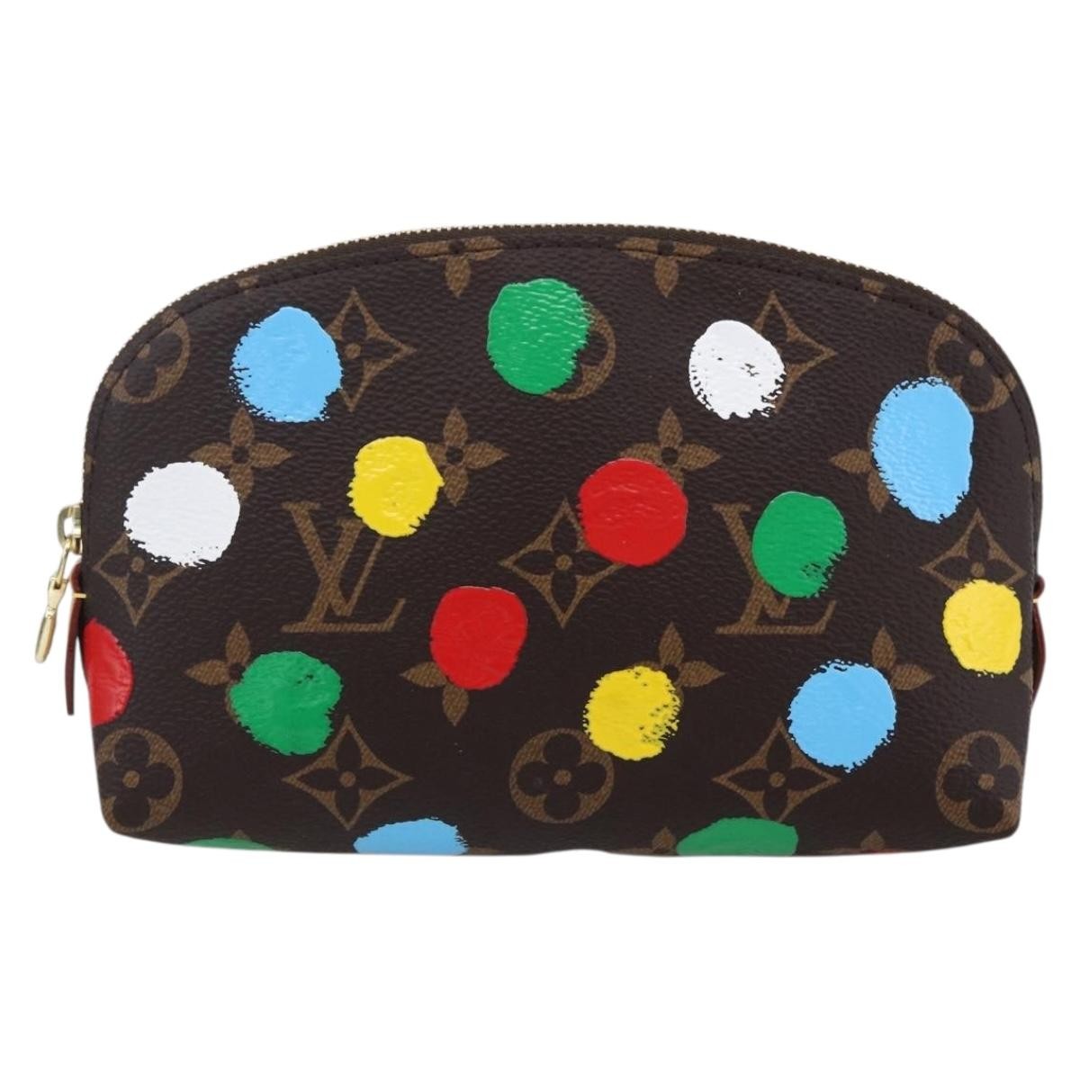 Louis Vuitton Cosmetic Pouch Yayoi Kusama Painted Dots Monogram Canvas Product Image