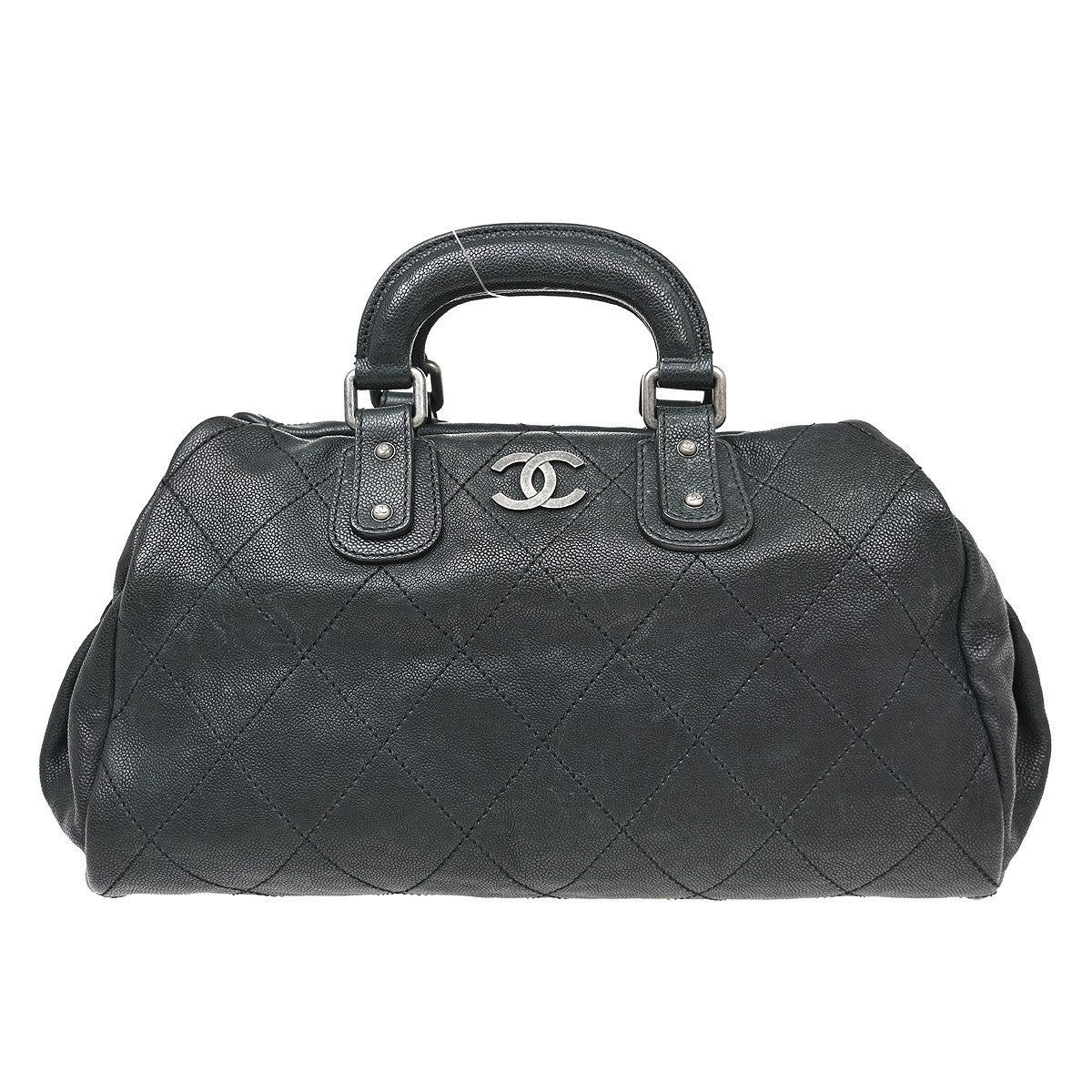 Chanel Outdoor Ligne Doctor Bag Quilted Caviar Small