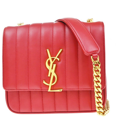 Saint Laurent Vicky Vertical Quilted Leather Medium
