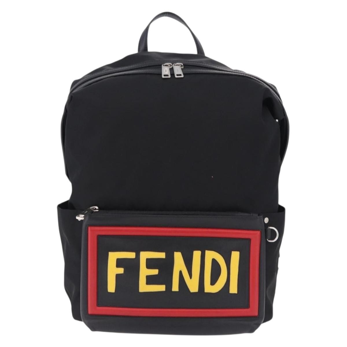 Fendi Fiend Nylon with Printed Leather Product Image