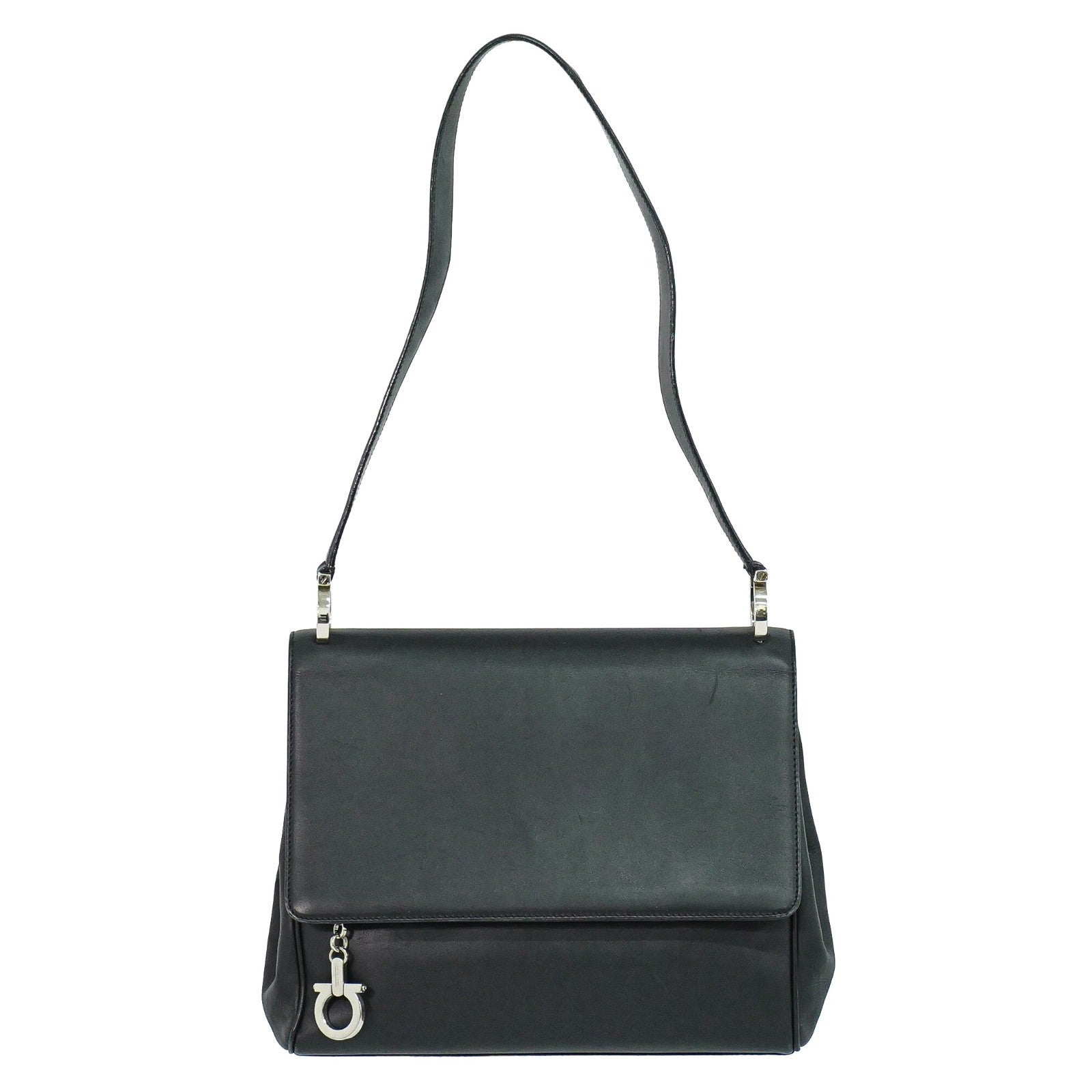 Salvatore Ferragamo Gancini Shoulder Bag Leather Product Image