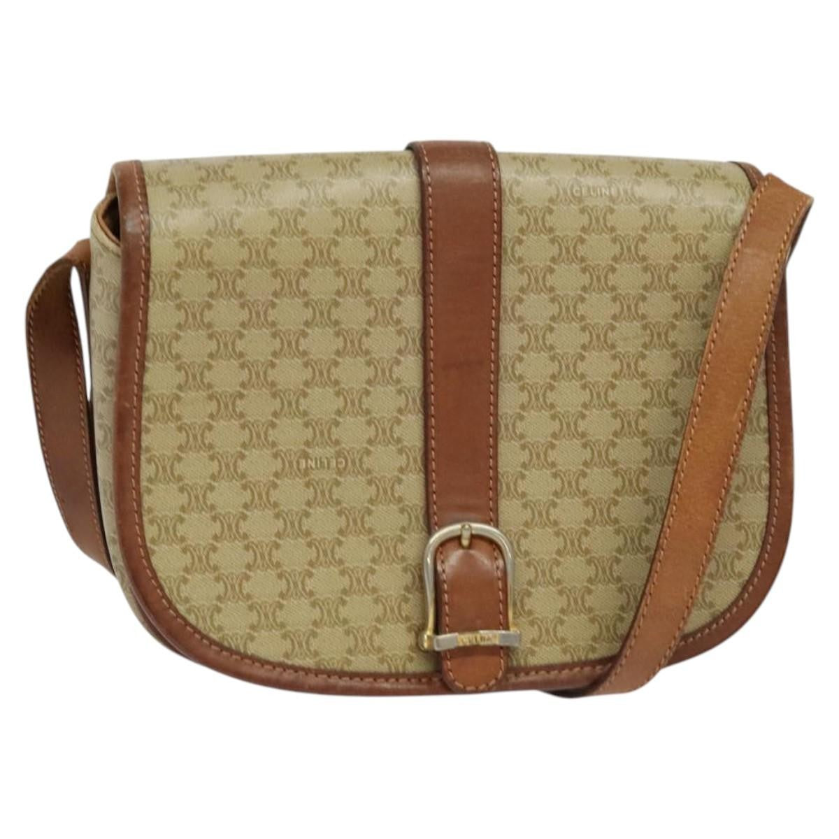 Celine Vintage Macadam Canvas and Leather Product Image