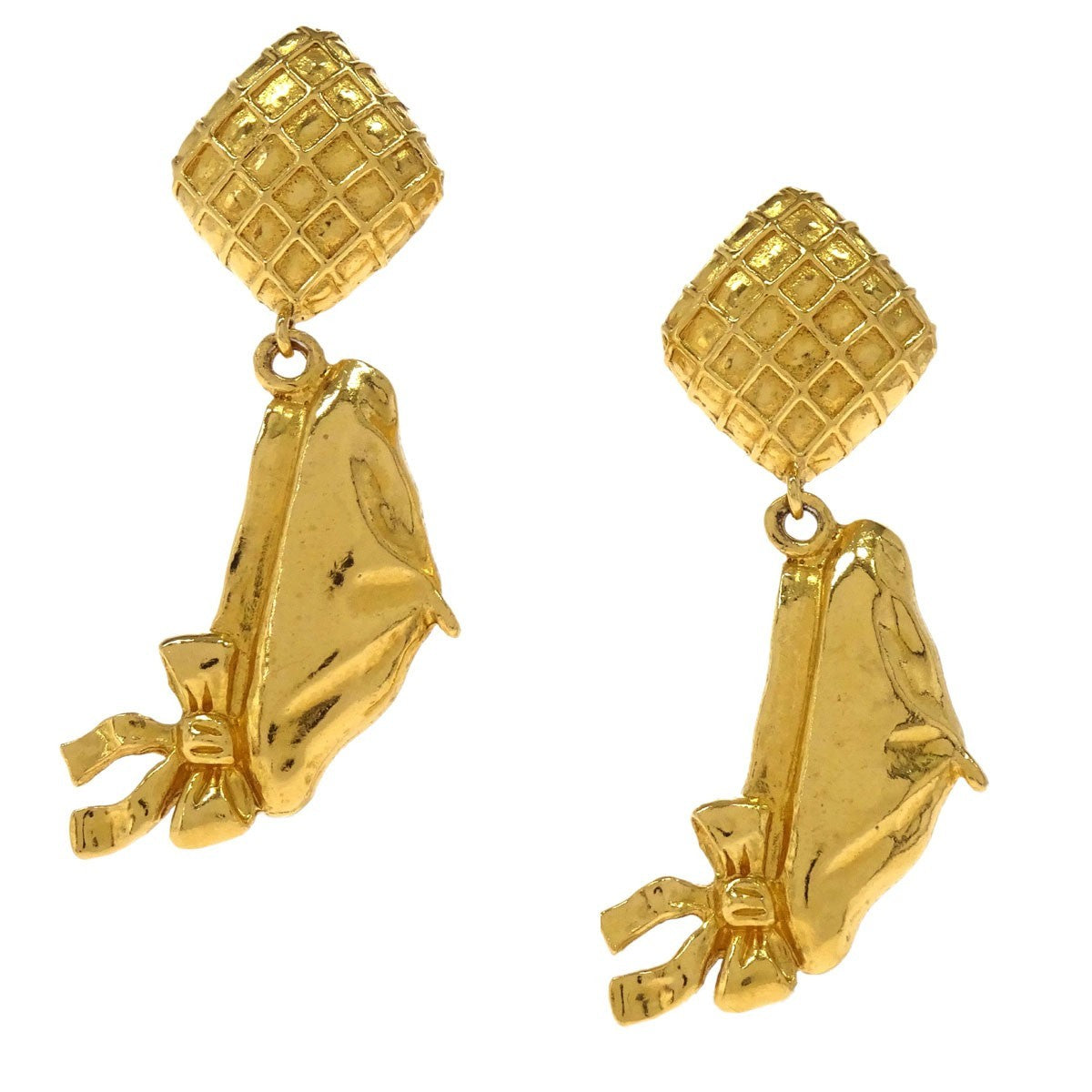 Chanel CC Rhombus Clip-On Metal Product Image