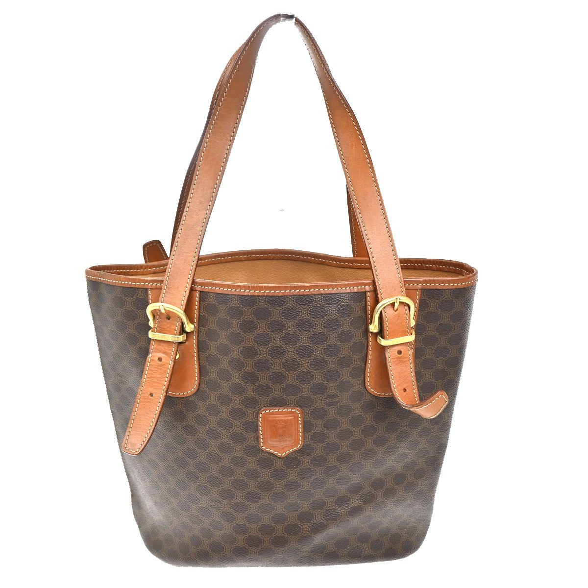 Celine Vintage Macadam Canvas and Leather Product Image