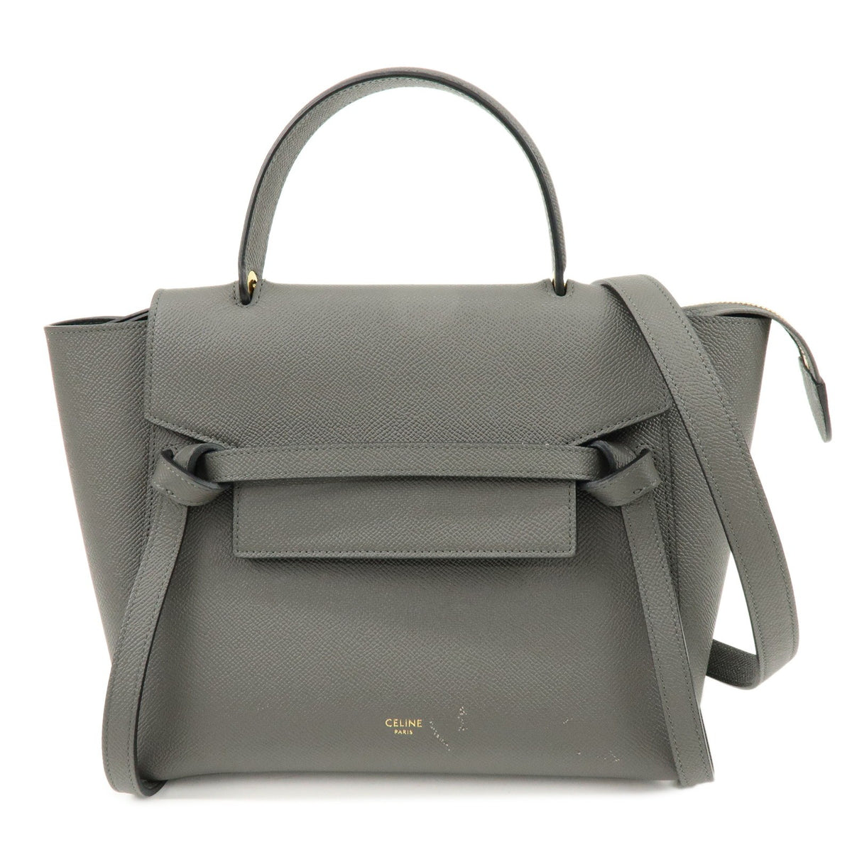 Celine Belt Textured Leather Mini
