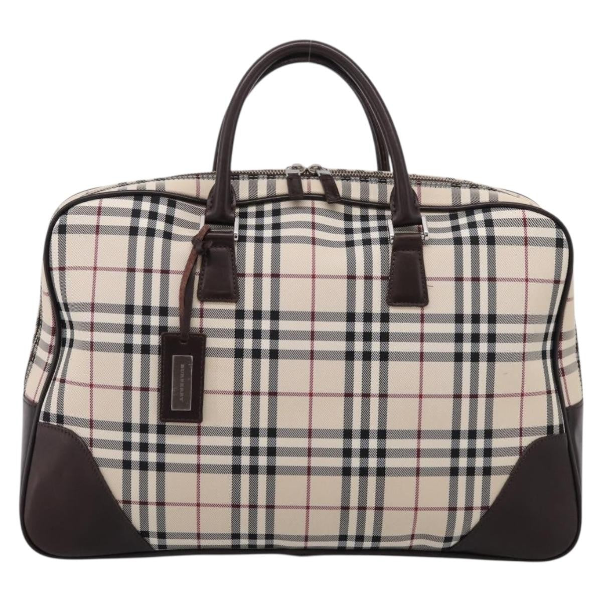 Burberry Boston Nova Check Canvas Mini