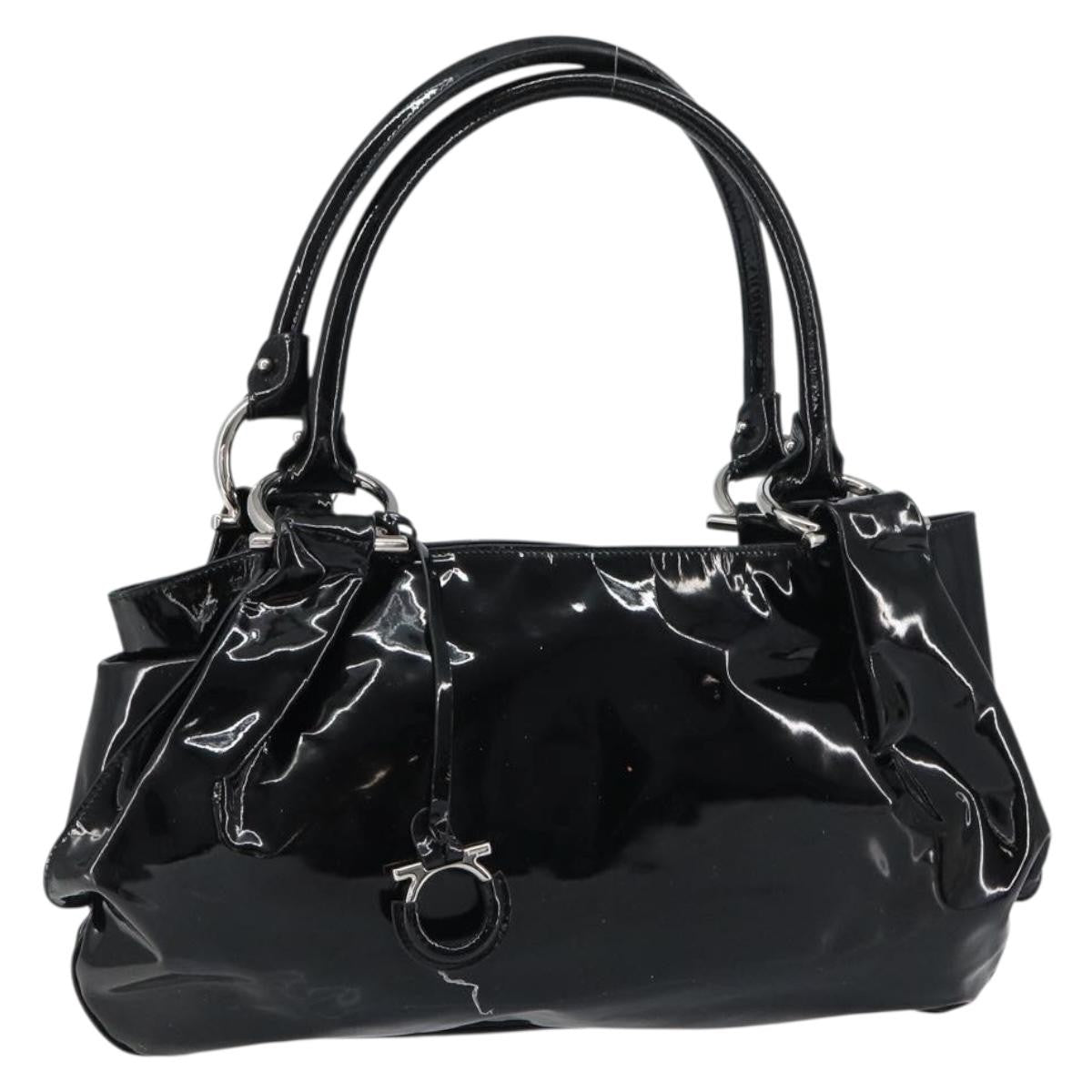 Salvatore Ferragamo Gancini Tote Patent leather Product Image