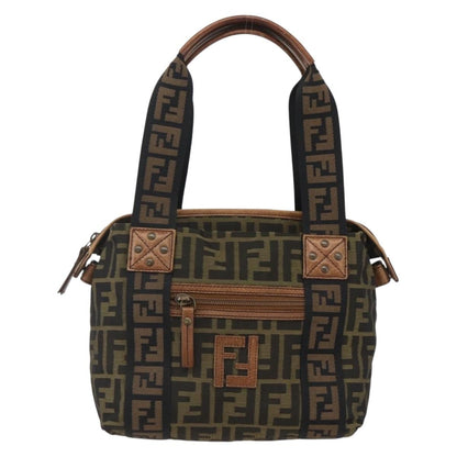 Fendi Vintage FF Zip Zucca Canvas Small