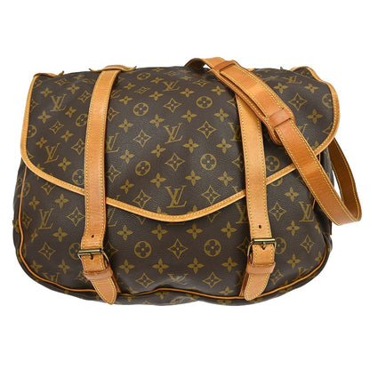 Louis Vuitton Saumur Handbag Monogram Canvas 43