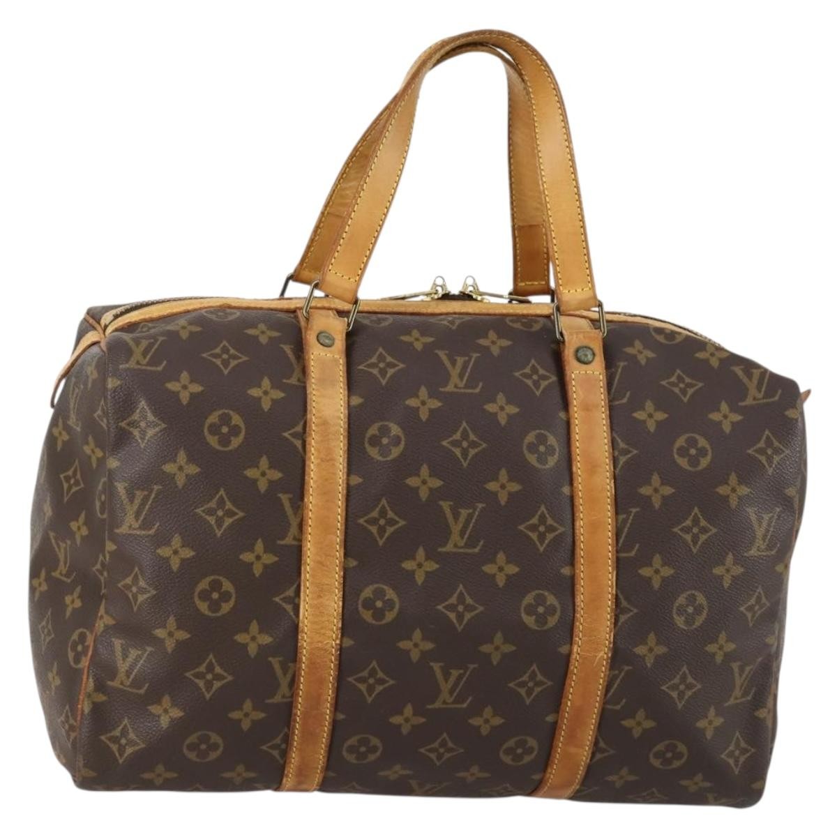 Louis Vuitton Sac Souple Handbag Monogram Canvas 35