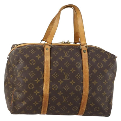 Louis Vuitton Sac Souple Handbag Monogram Canvas 35