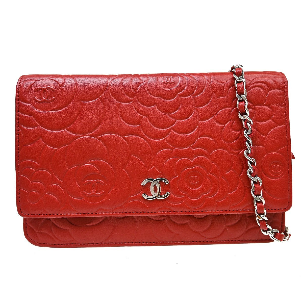 Chanel Wallet on chain Camellia Lambskin Product Image