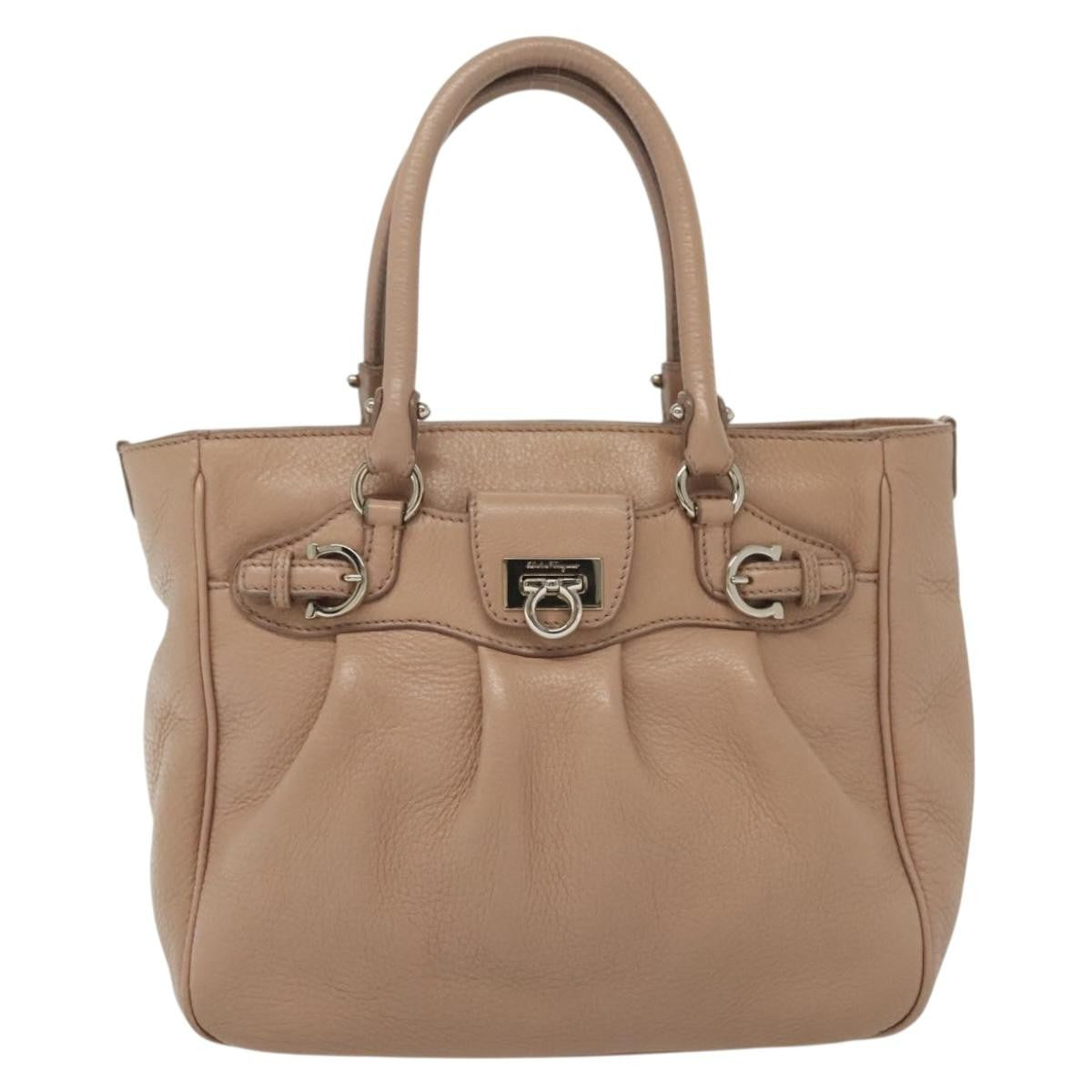 Salvatore Ferragamo Gancini handbag Leather Product Image
