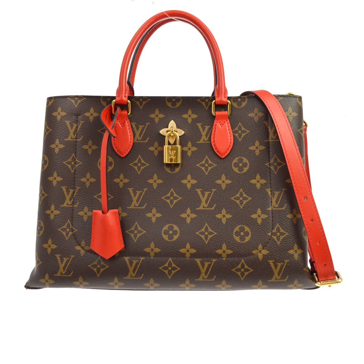 Louis Vuitton Flower Tote Monogram Canvas with Leather Product Image