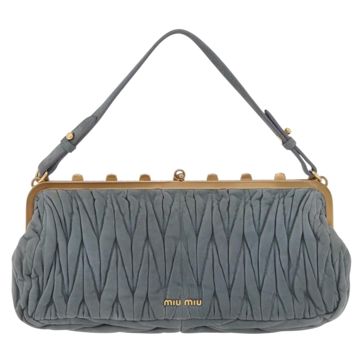 Miu Miu Matelassé Frame Clutch Matelassé Leather Product Image
